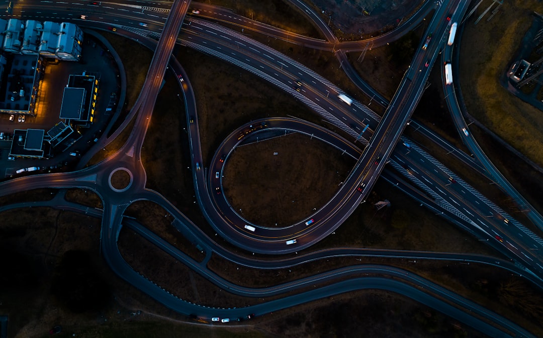 blue and white light streaks