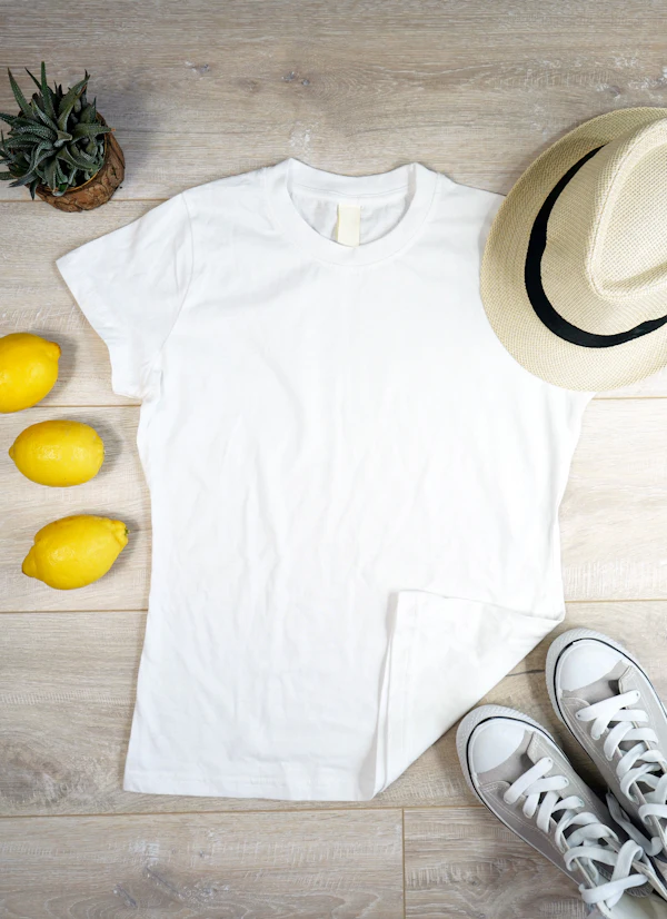T-shirt oversize blanc
