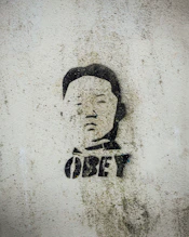 Symbolised image of North Korean leader