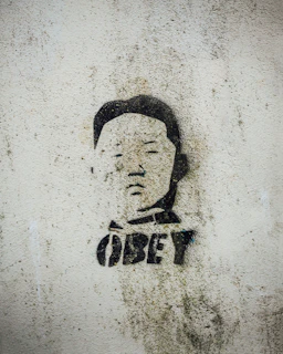 Symbolised image of North Korean leader