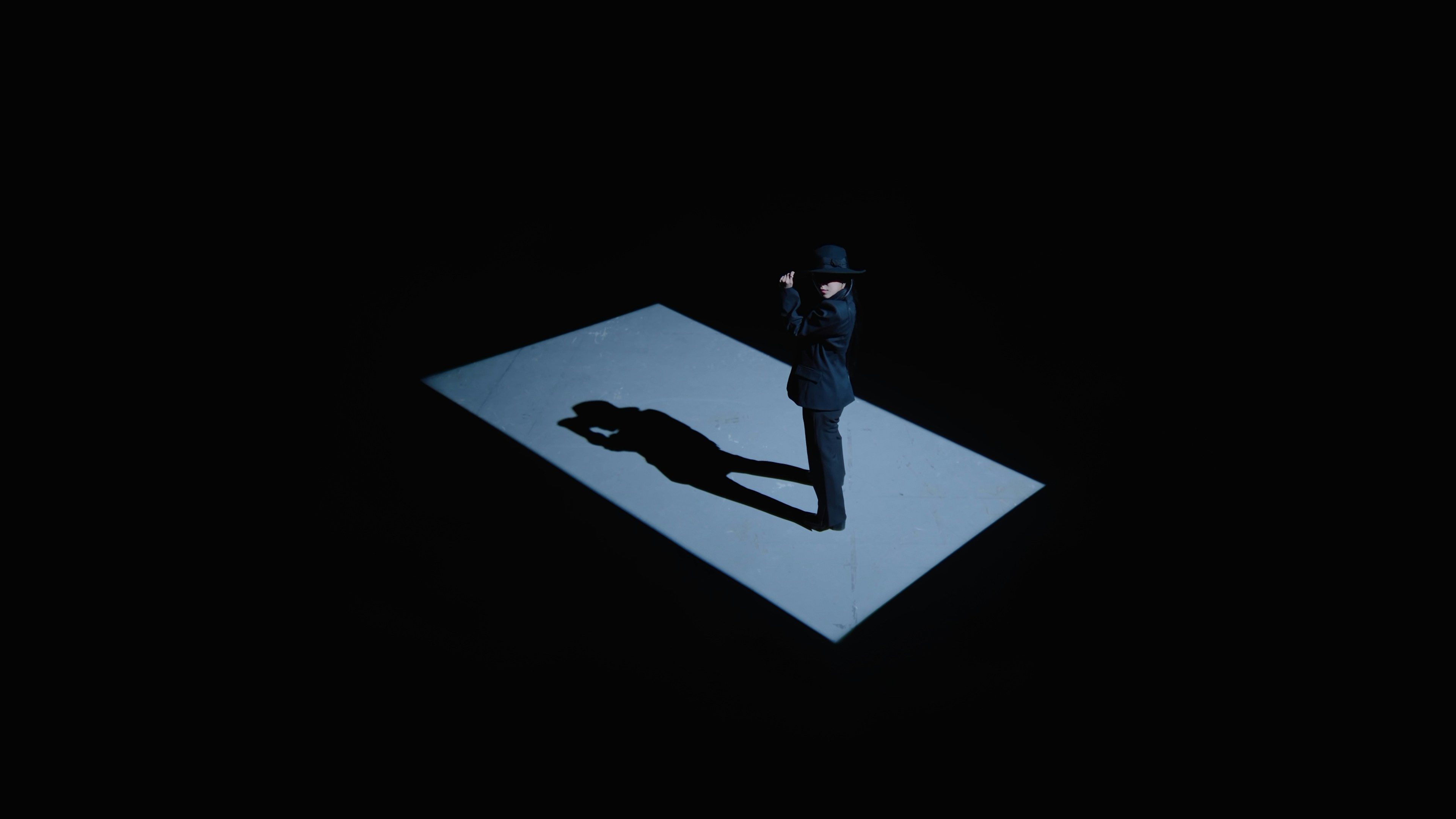 Luxury executive portrait shadow