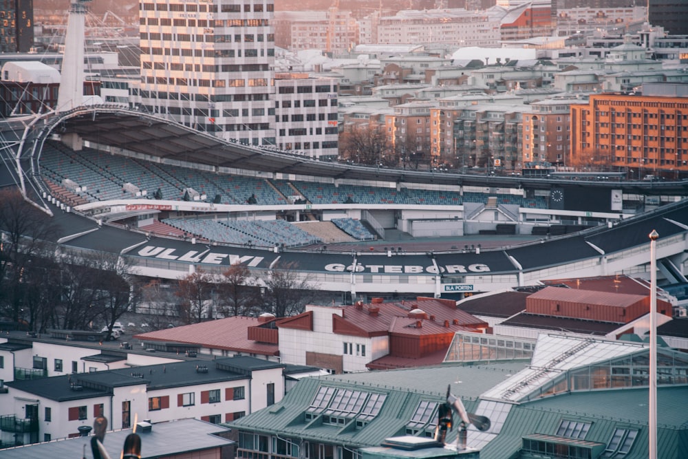 aerial view of city buildings during daytime