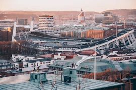 aerial view of city buildings during daytime