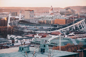 aerial view of city buildings during daytime