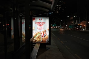 white and brown ice cream store