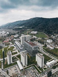 aerial view of city buildings during daytime