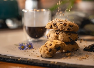 cookies on white ceramic plate