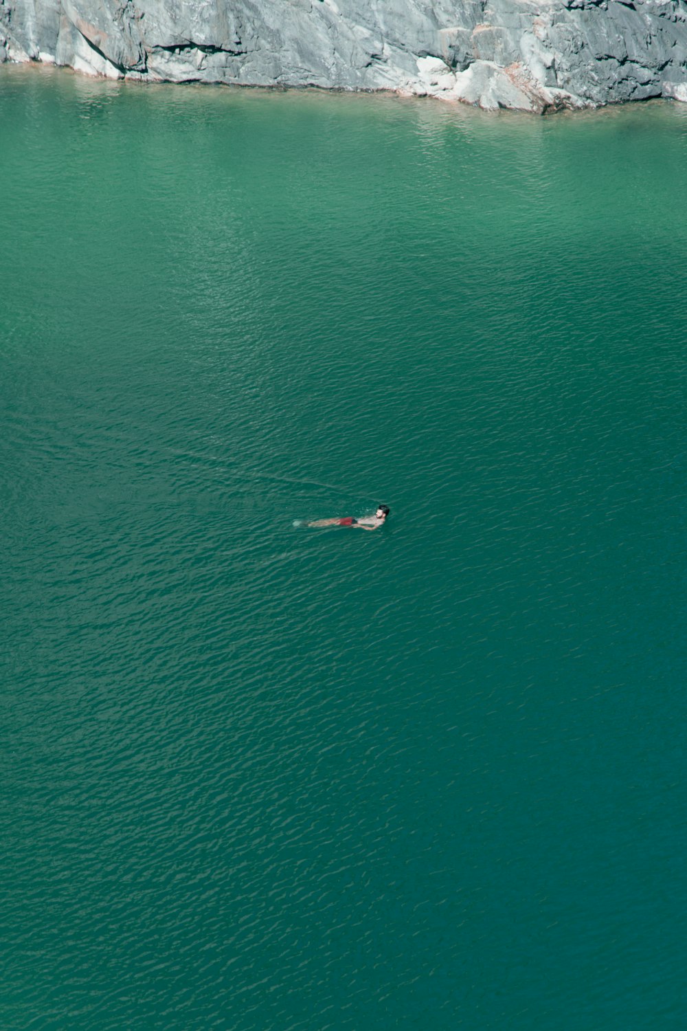 aerial view of boat on sea during daytime