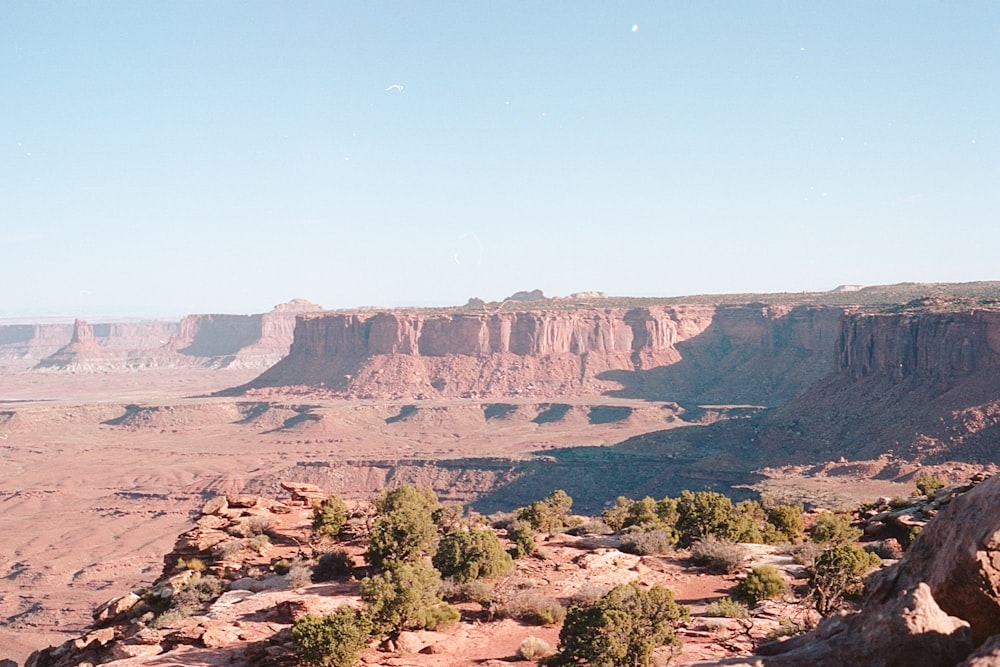 brown rocky mountain under blue sky during daytime