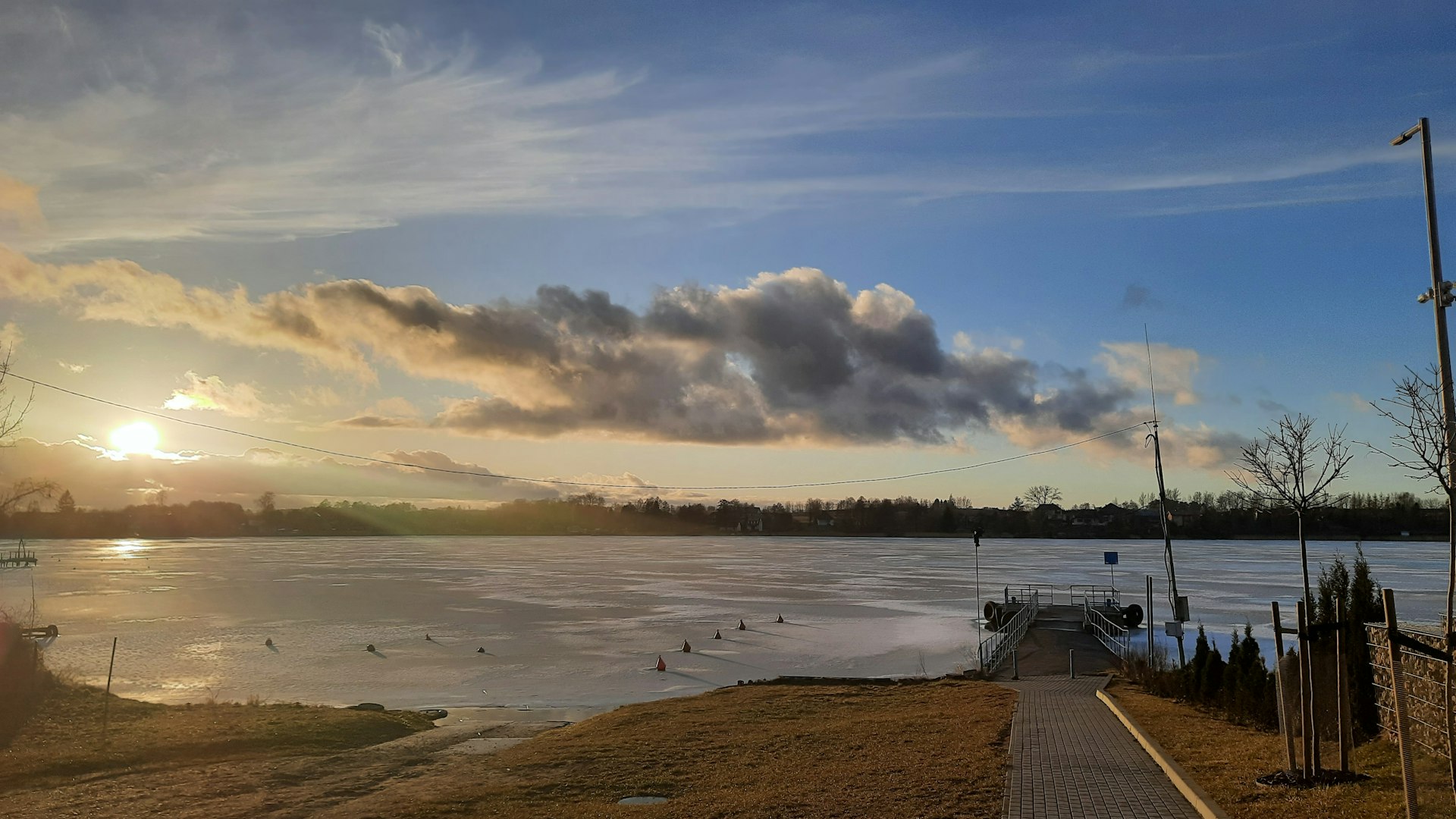 Mazury aerial landscape