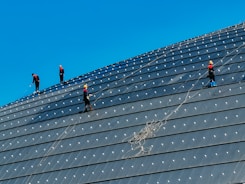 Image showing a team of professional workers in safety gear