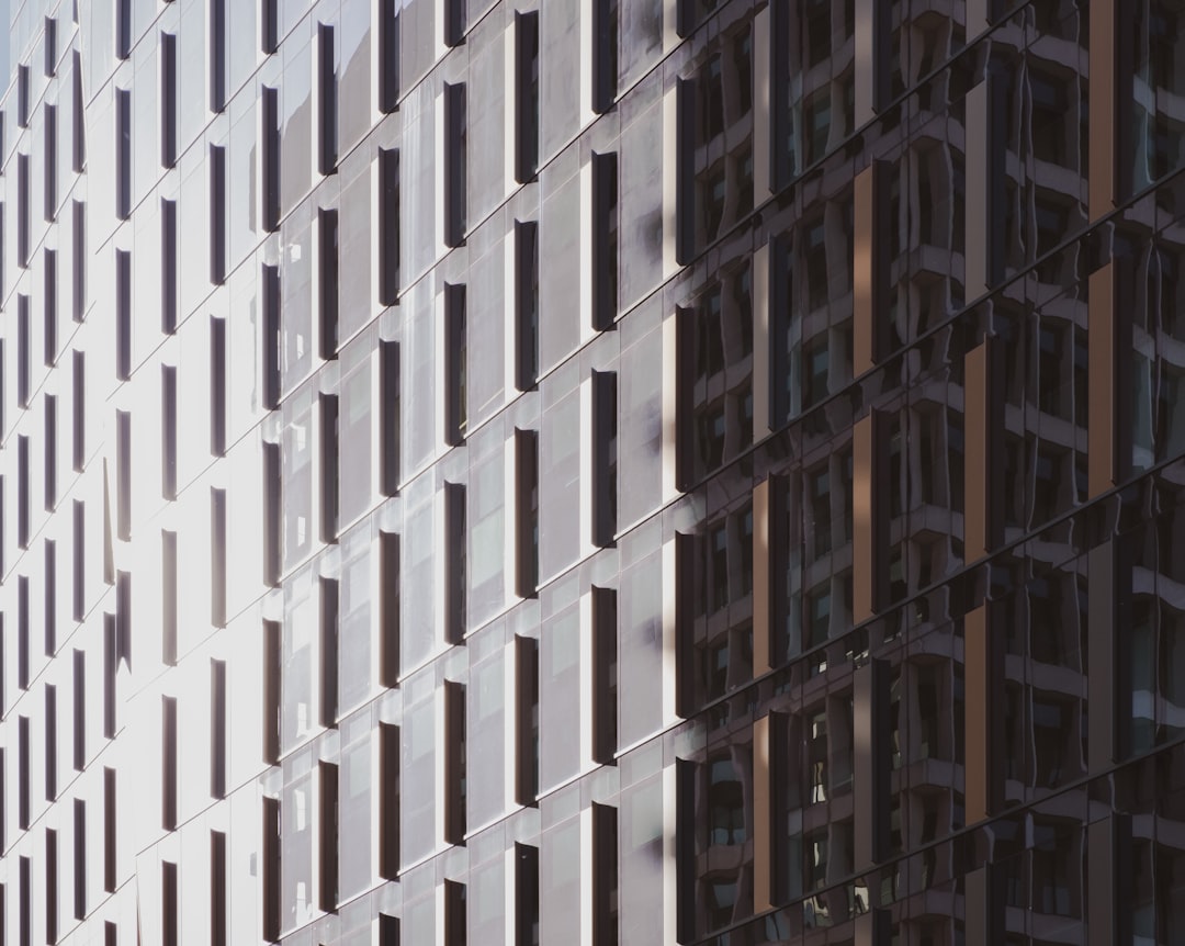 white and black concrete building