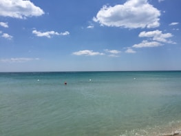 Icons representing water quality sensors along the coast.