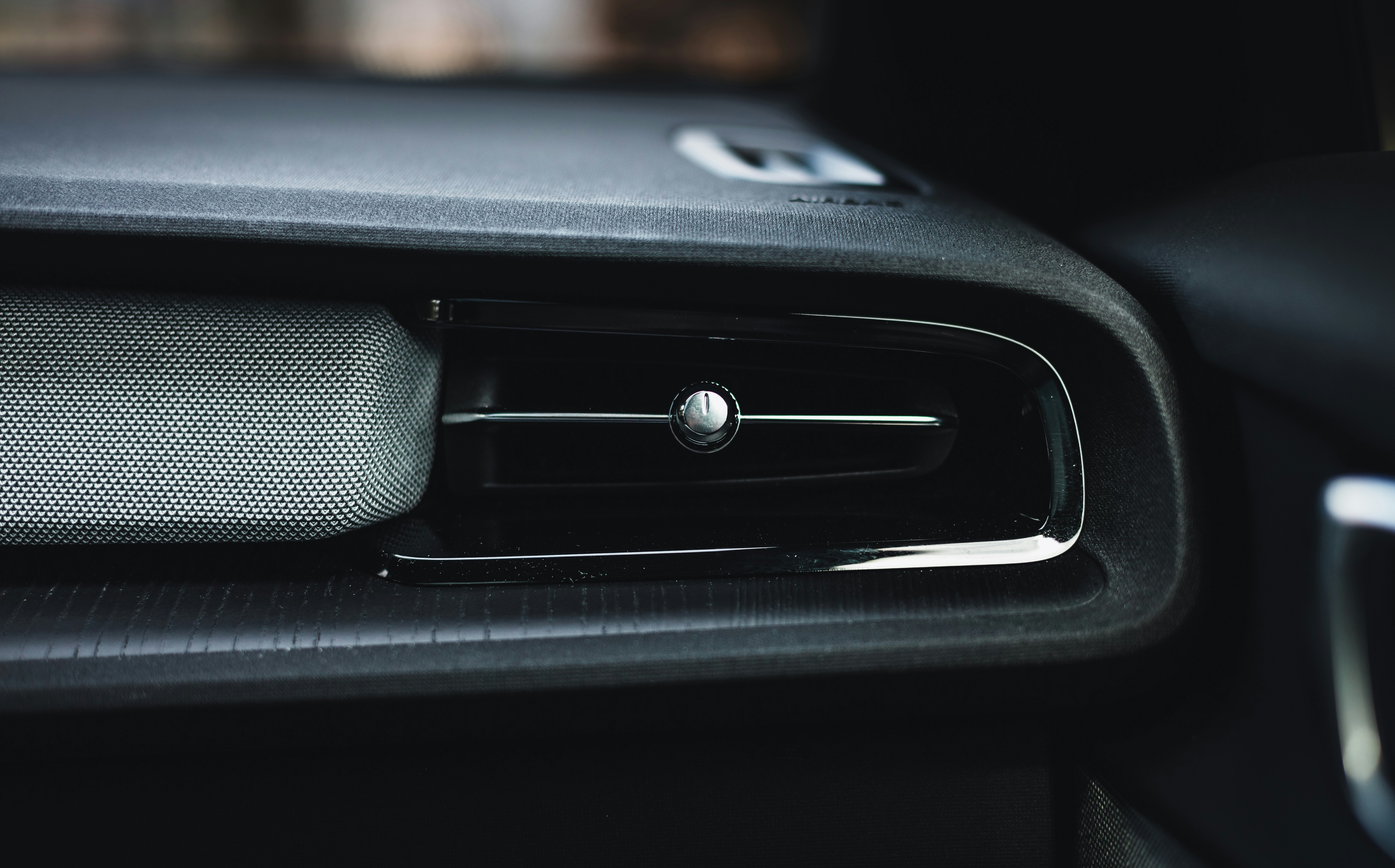 black and silver car door