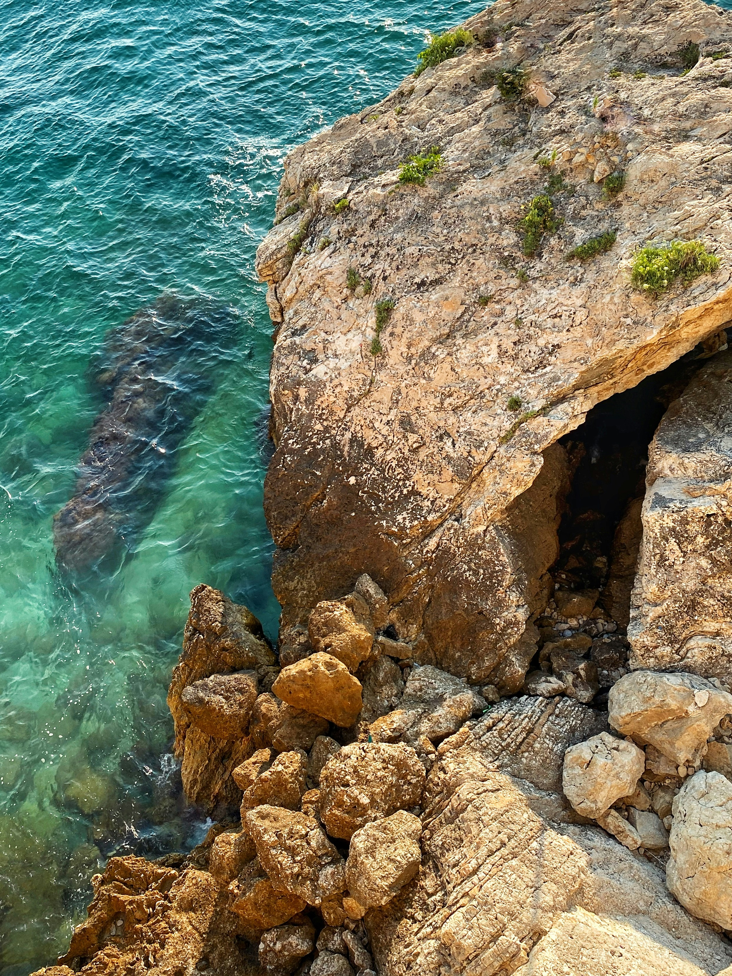 A serene beach in Vlora with clear blue waters