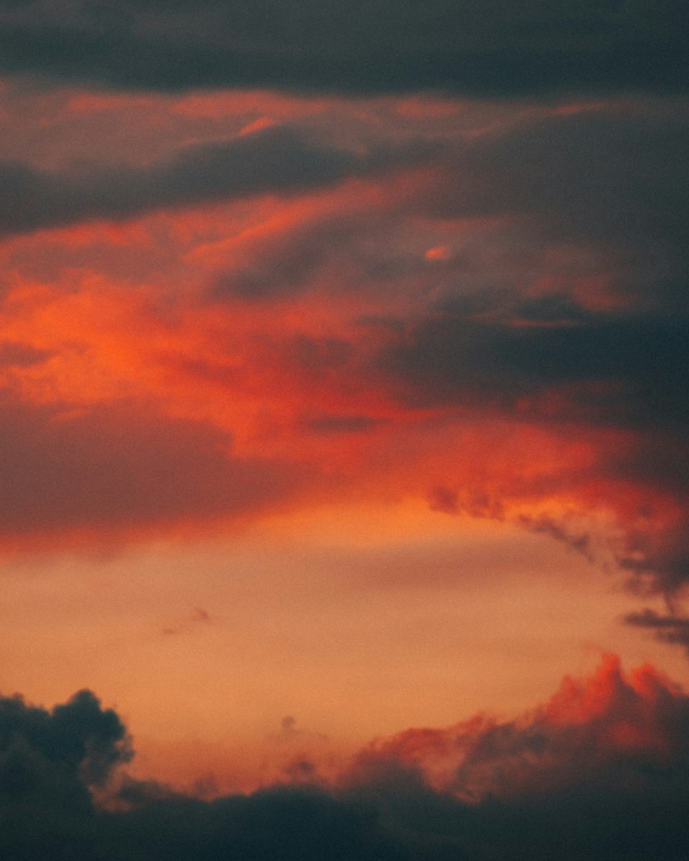 orange and black clouds during sunset