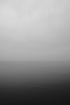 grayscale photo of body of water