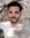 man in white crew neck shirt