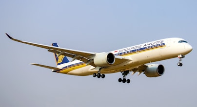 airbus a350 in flight