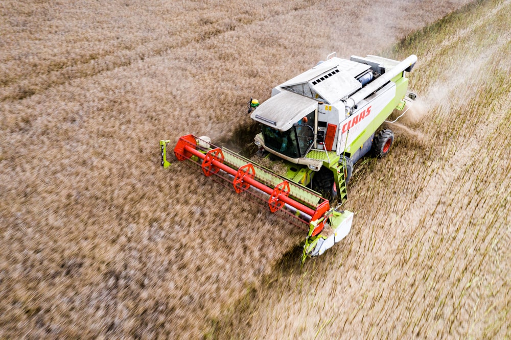 green and red toy truck