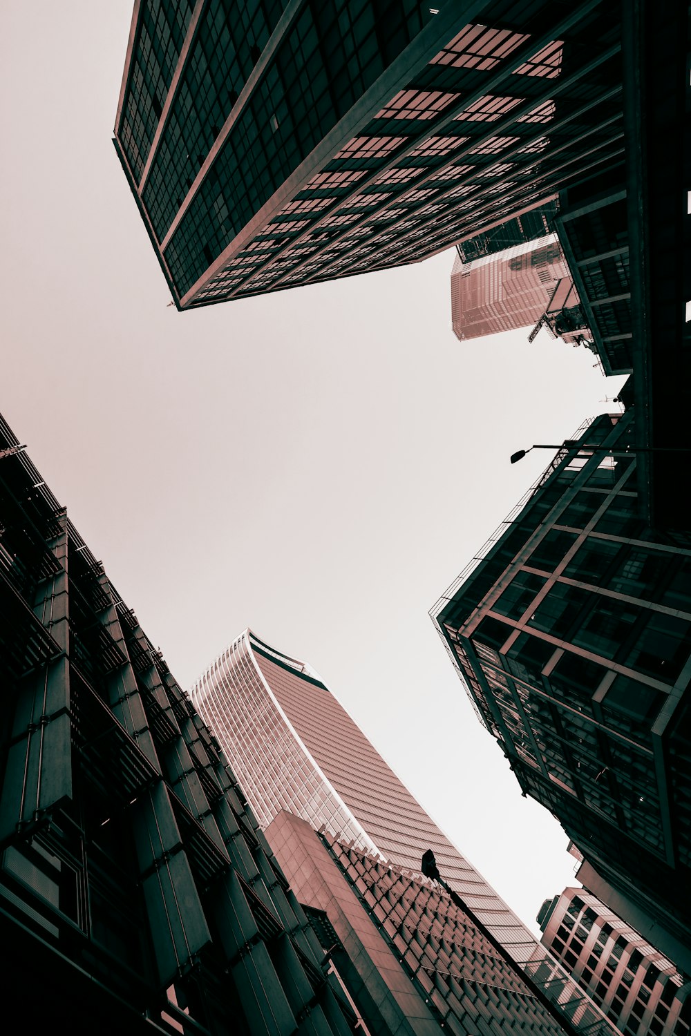 black and white concrete building