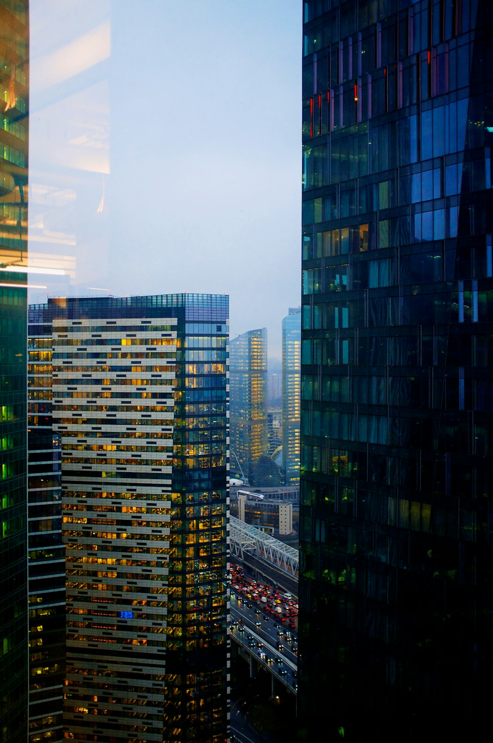 high rise buildings during daytime