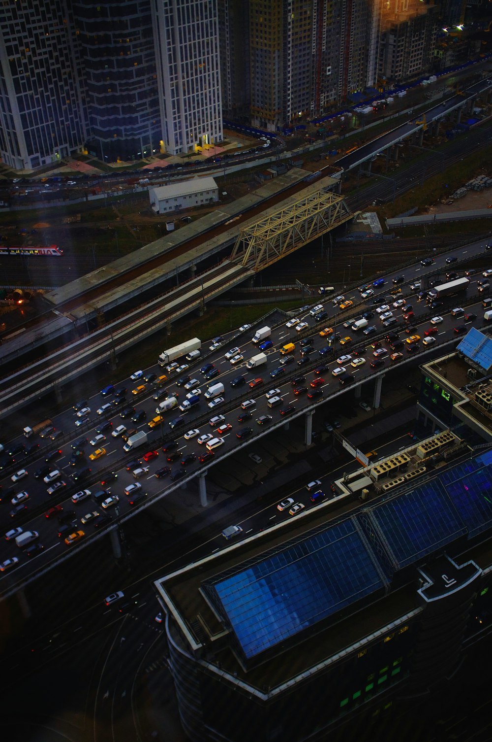 cars on road during night time