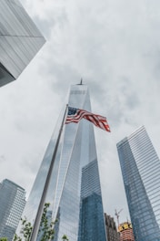 low angle photography of high rise building