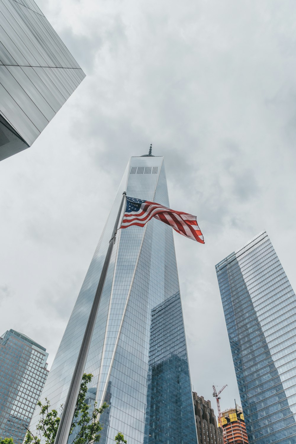 low angle photography of high rise building