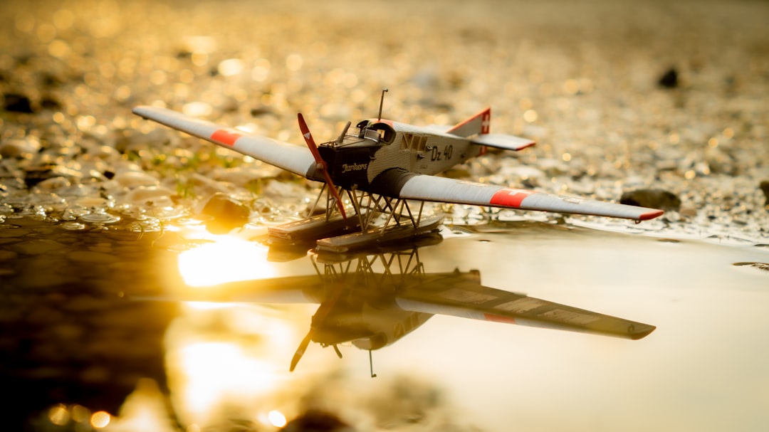 gray and black aircraft on air, The Junkers F.13 in 1:72 Scale from Revell