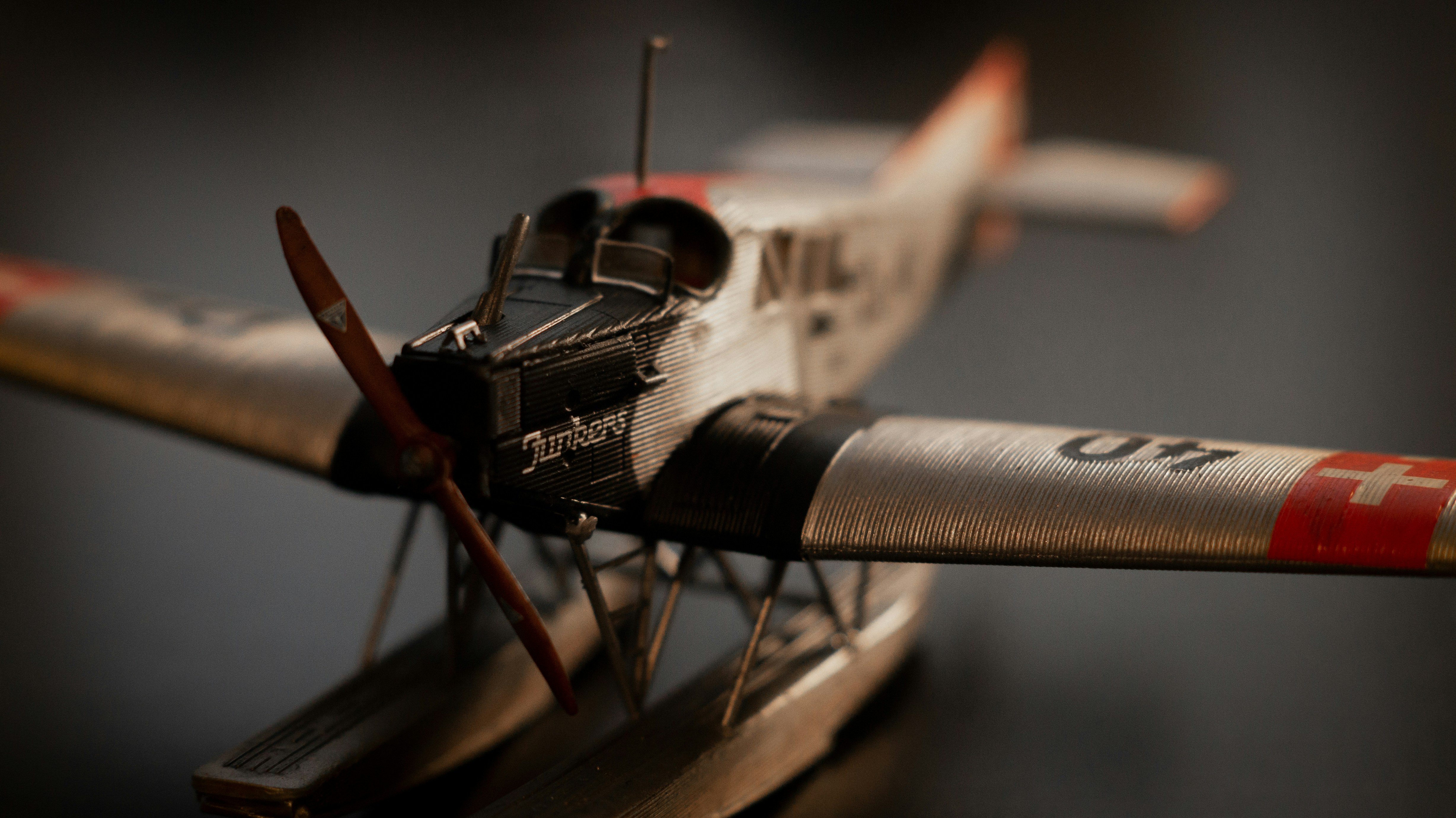 white and black jet plane toy, The Junkers F.13 in 1:72 Scale from Revell