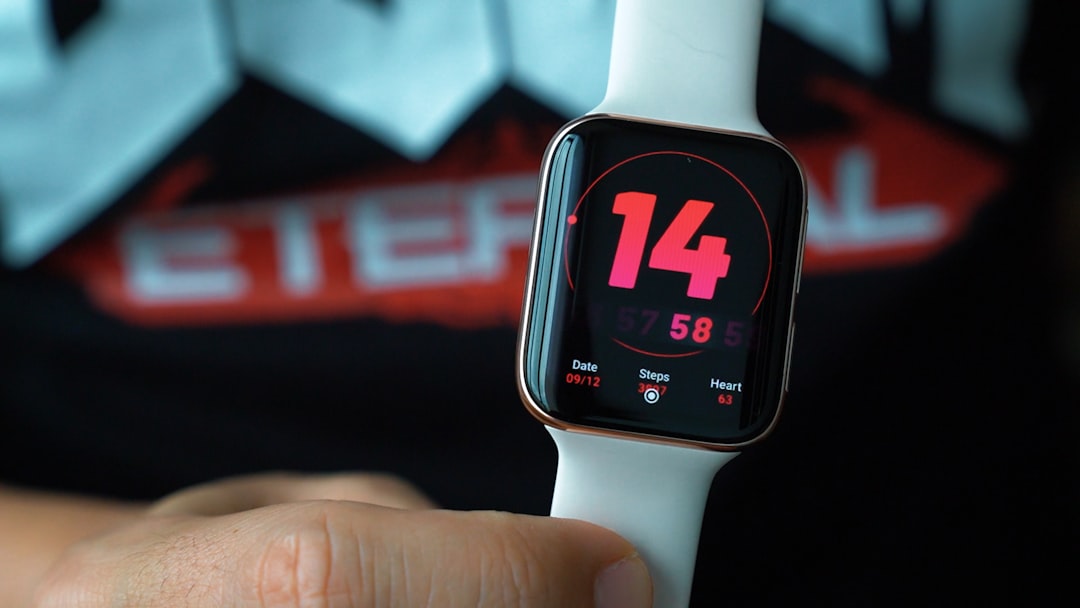 white and black digital watch, Oppo Watch hands on close up