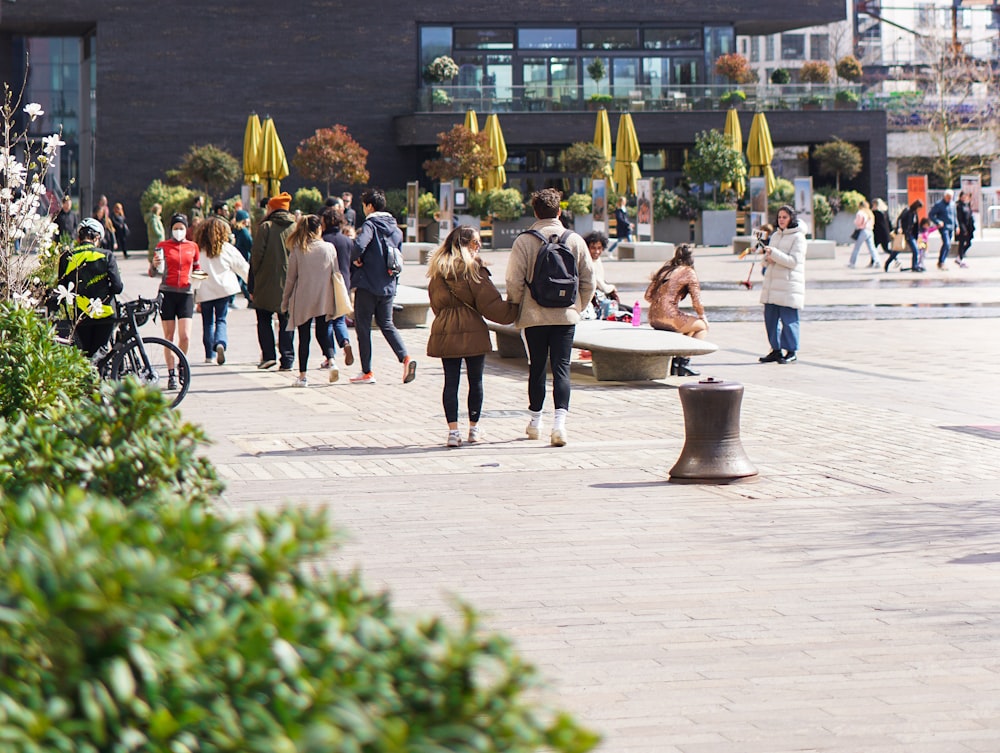 people walking on street during daytime