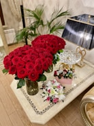 Elegant premium vase displayed in a modern living room setting.