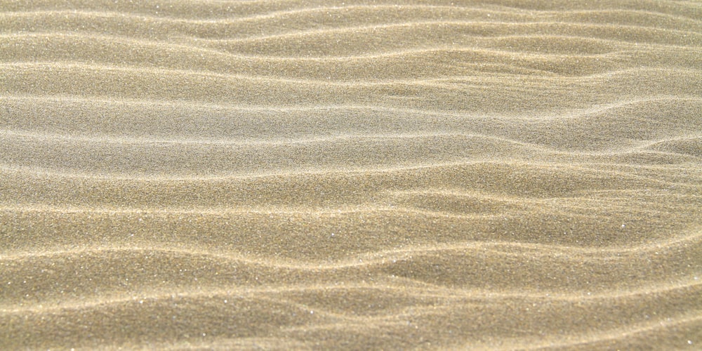 brown sand with shadow of person