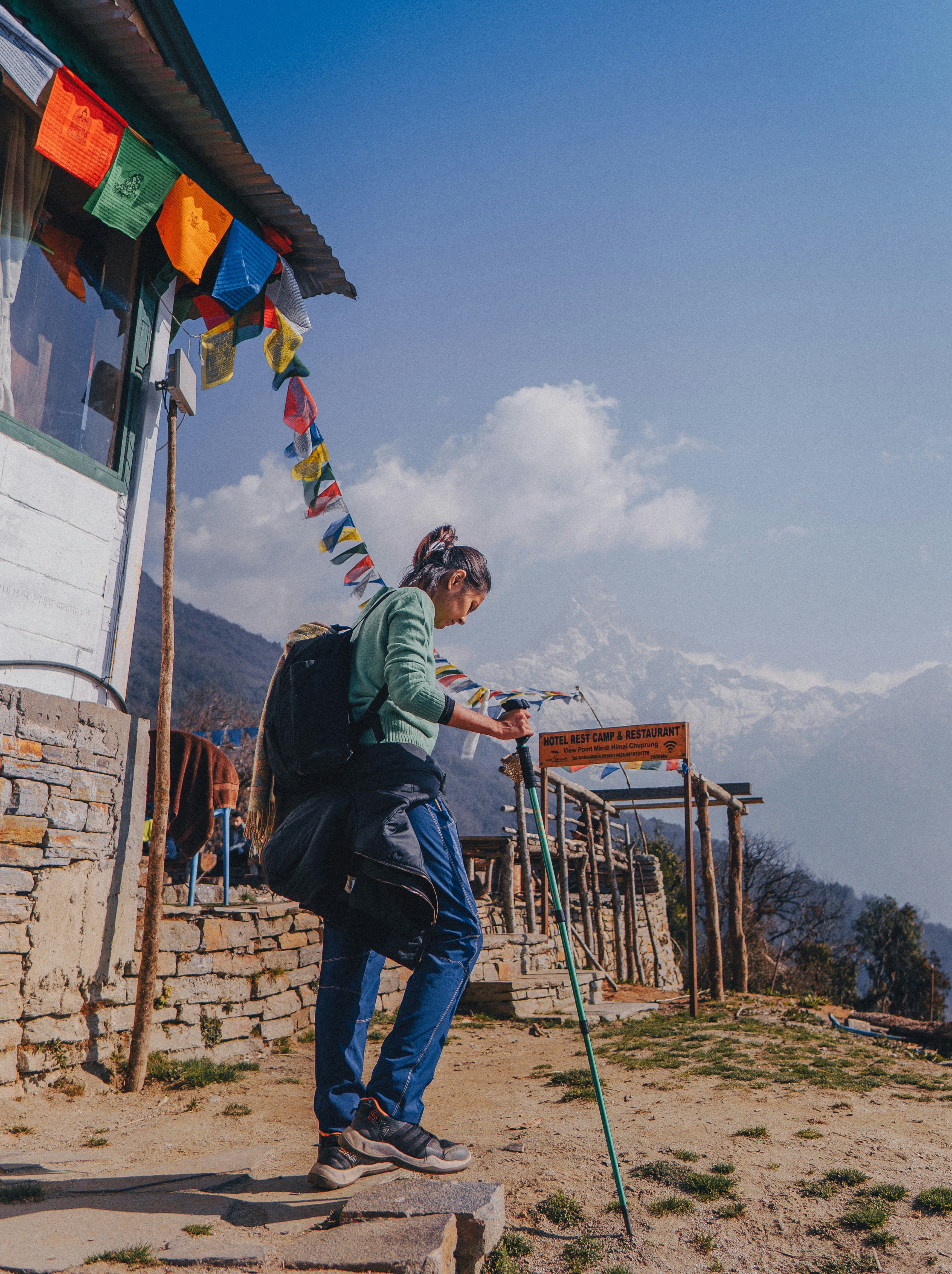 Lana de alpaca para senderismo