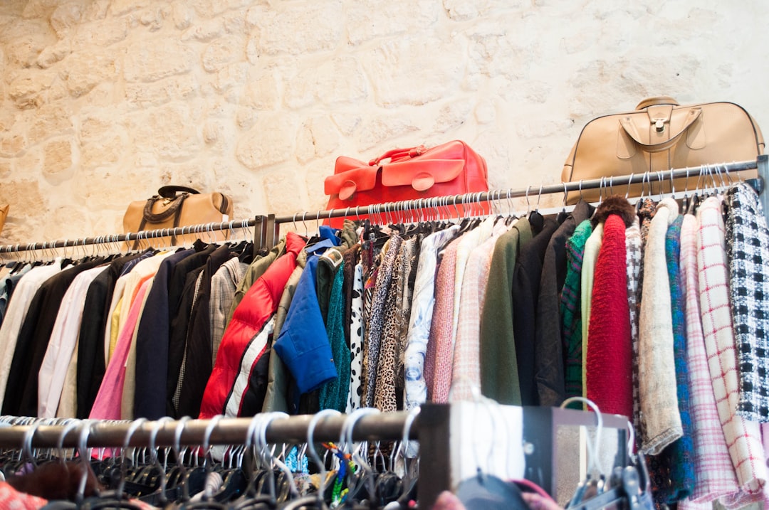 clothes hanged on clothes hanger,