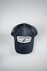 blue and white adidas fitted cap
