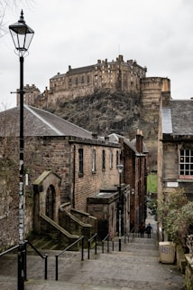Edinburgh Castle brown brick building near trees during daytime