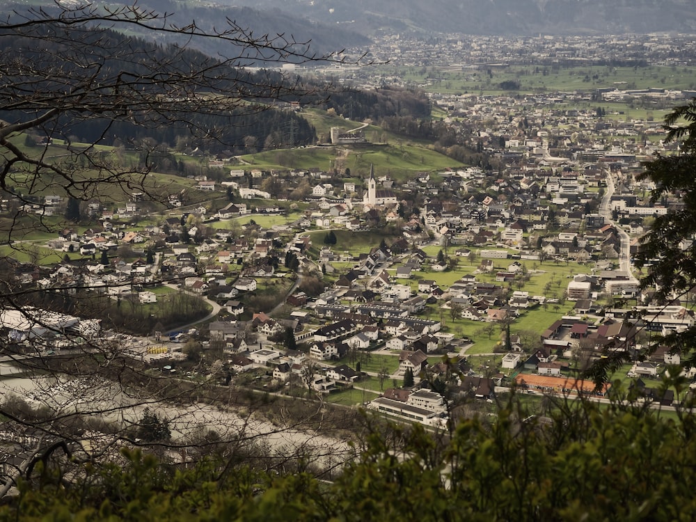 aerial view of city during daytime