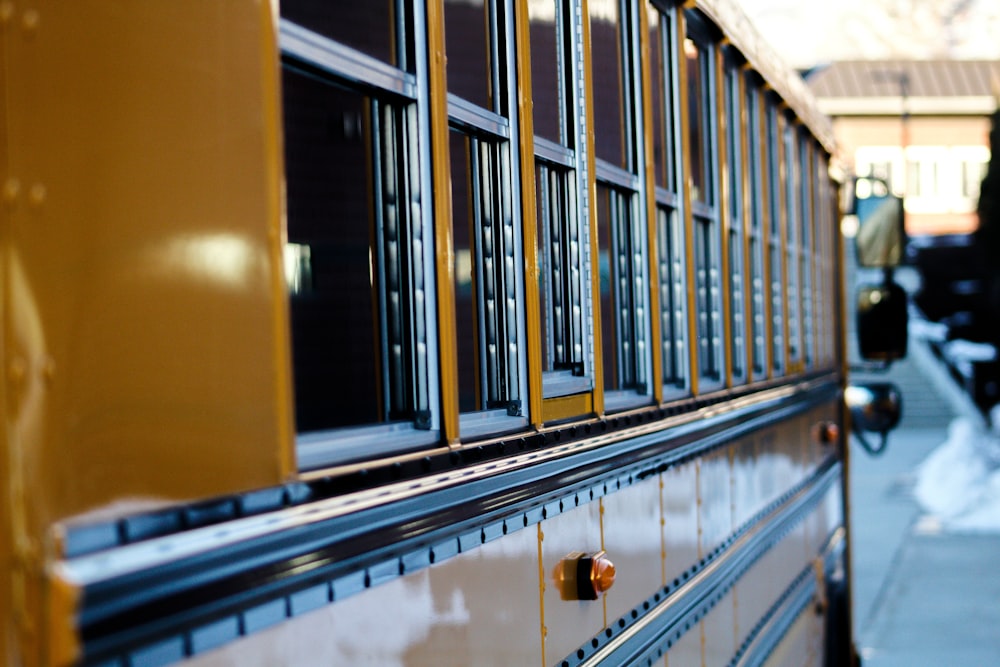 yellow and white train during daytime