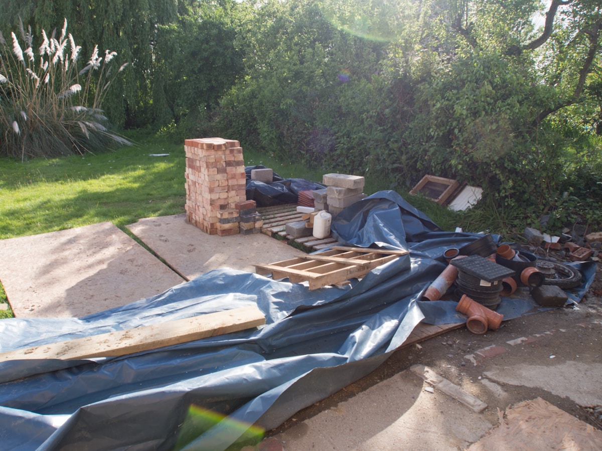 DIY project waste removal image background image