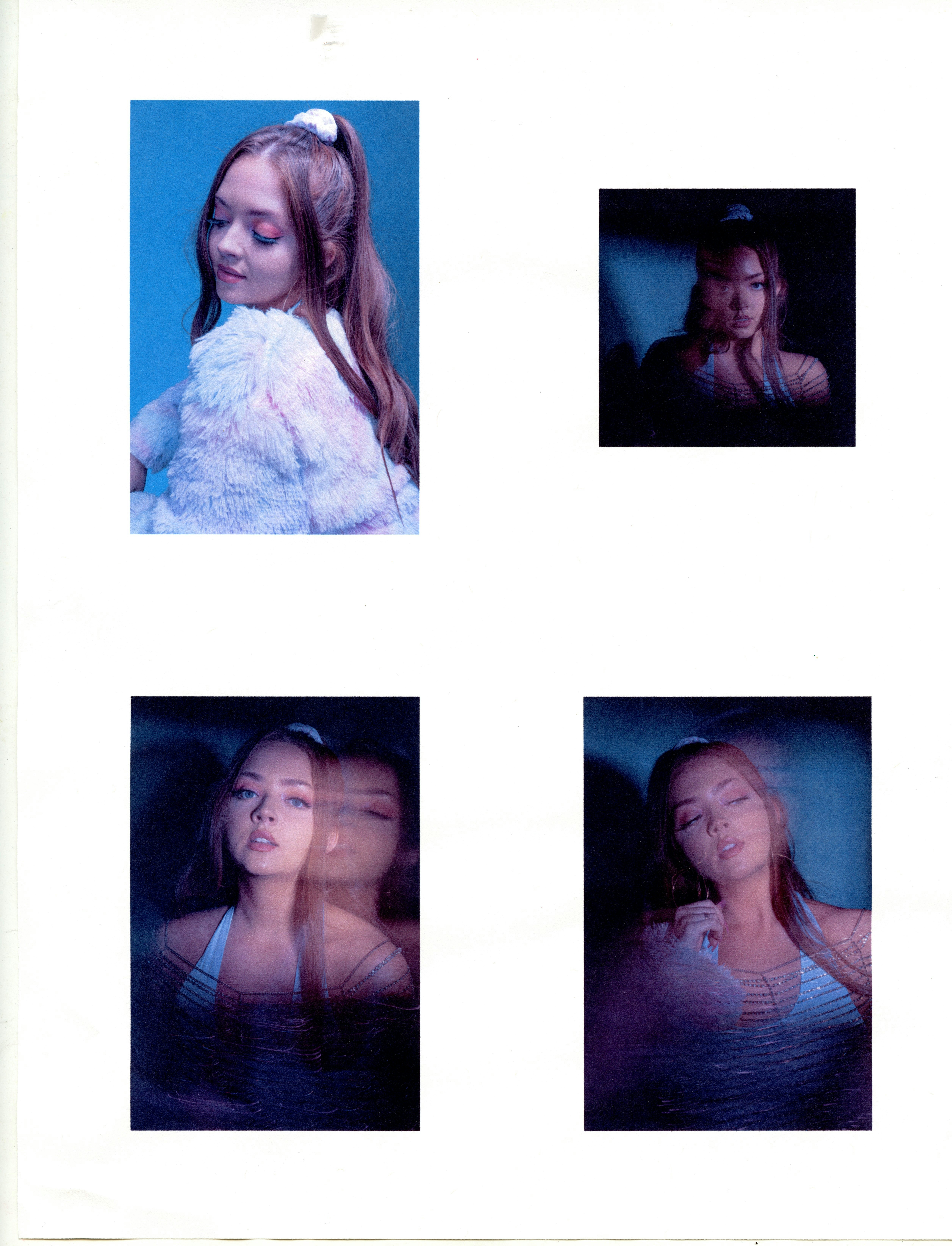Graphics that I created for the 'Chills' visualizer. For Olivia King.