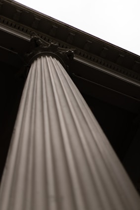 white and black window curtain