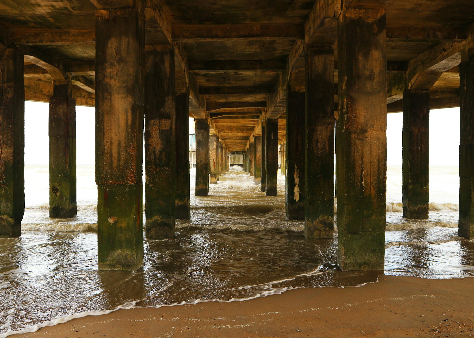 brown wooden dock on water