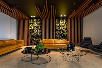 green potted plant on black metal table