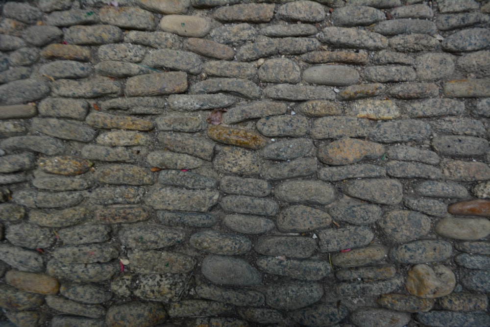 brown and gray stone wall