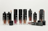 A vibrant display of assorted lip gloss tubes in various colors.