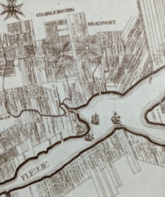 Map showing the maritime route from Montreal to Guatemala with tracking points.