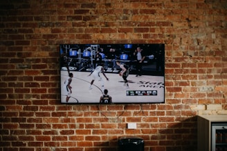 Image of a television on the wall
